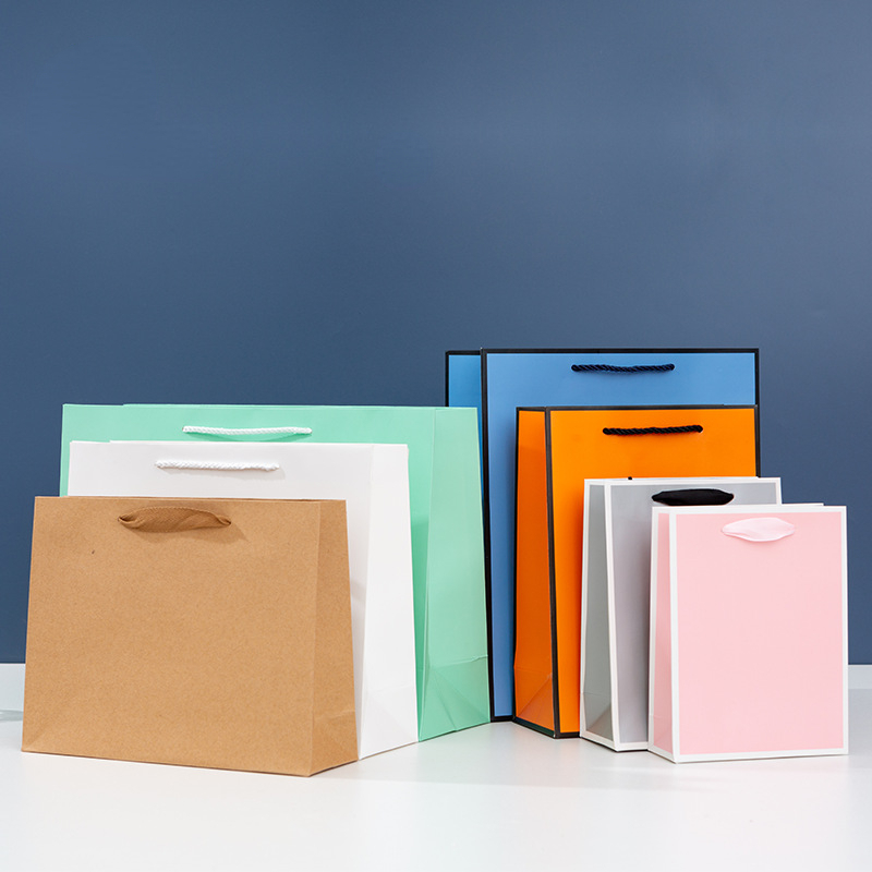 Event Party Shop - 1 teil/los einfarbig Geschenk tragen Papiertüten