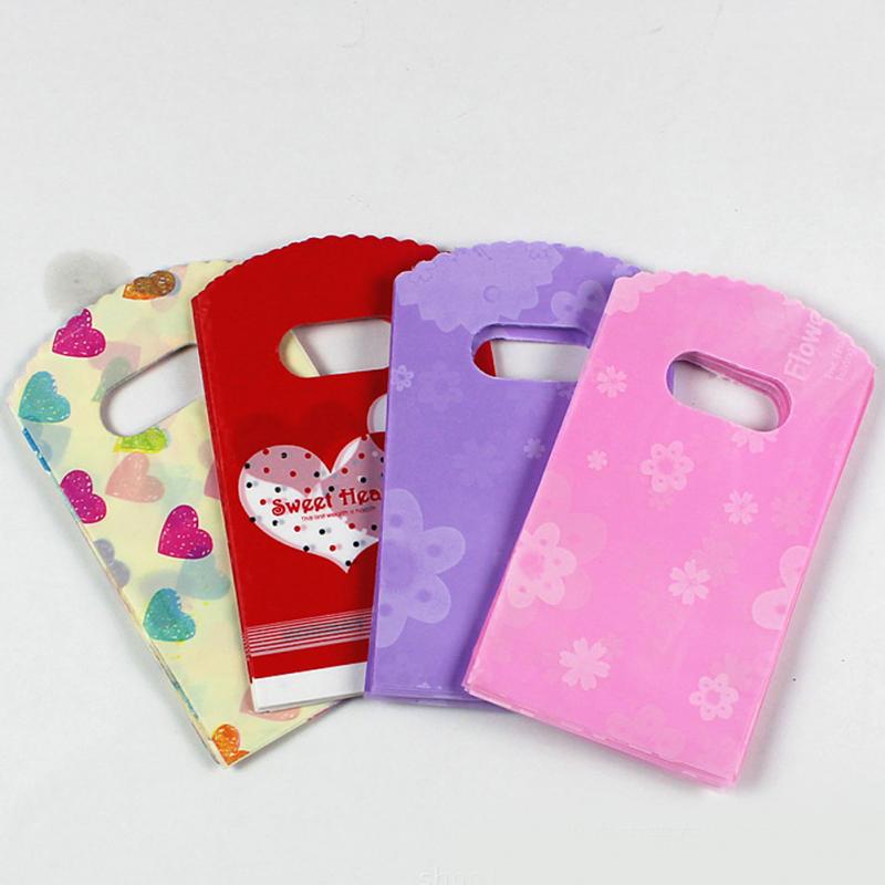 Event Party Shop - Bunter Druck Kunststoff-Schmuck-Geschenktüte, Einkaufstaschen, schöne Verpackungsbeutel