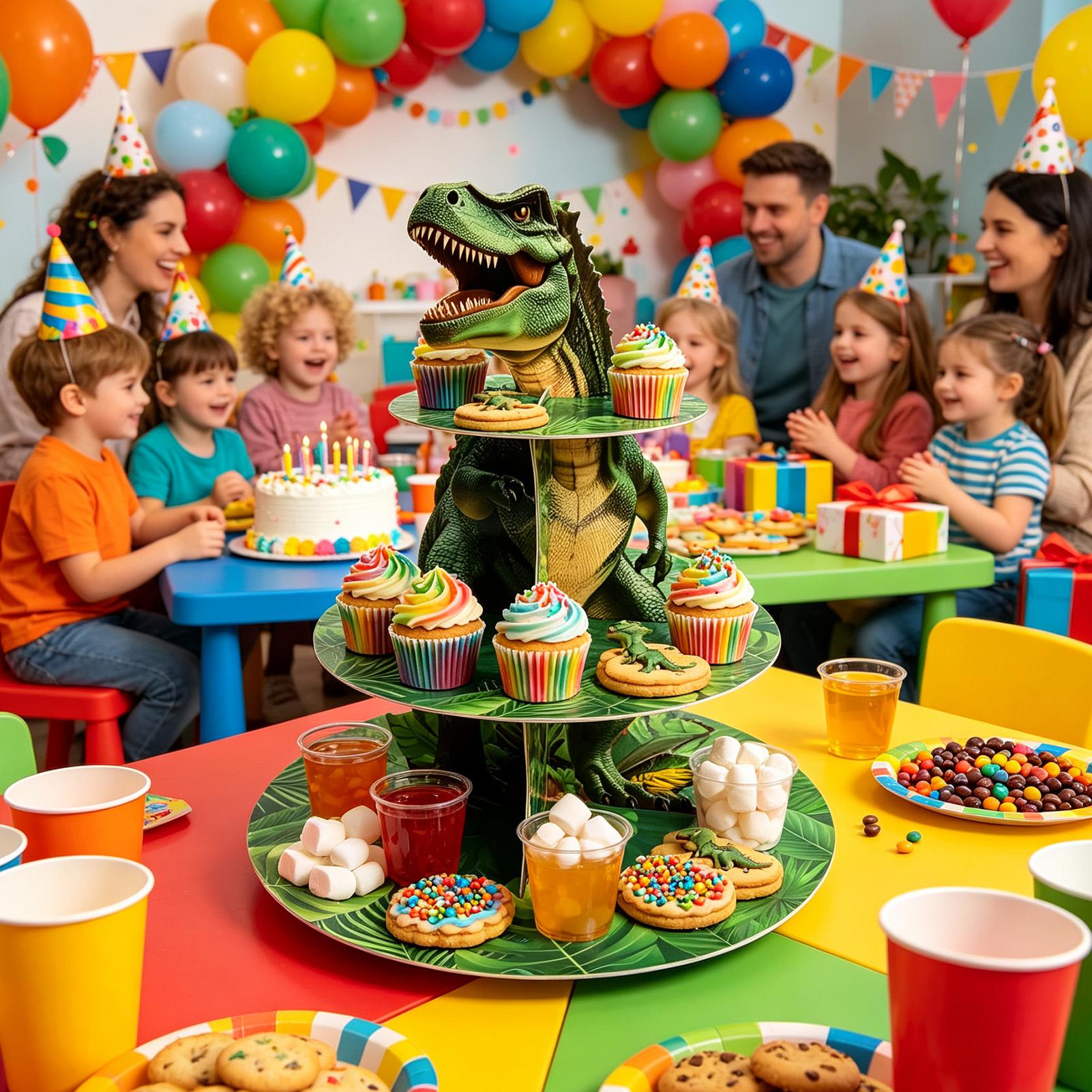 Cupcake-Ständer 3-stufig, Dino – Cupcake Stand Tier Bewertung und Preis