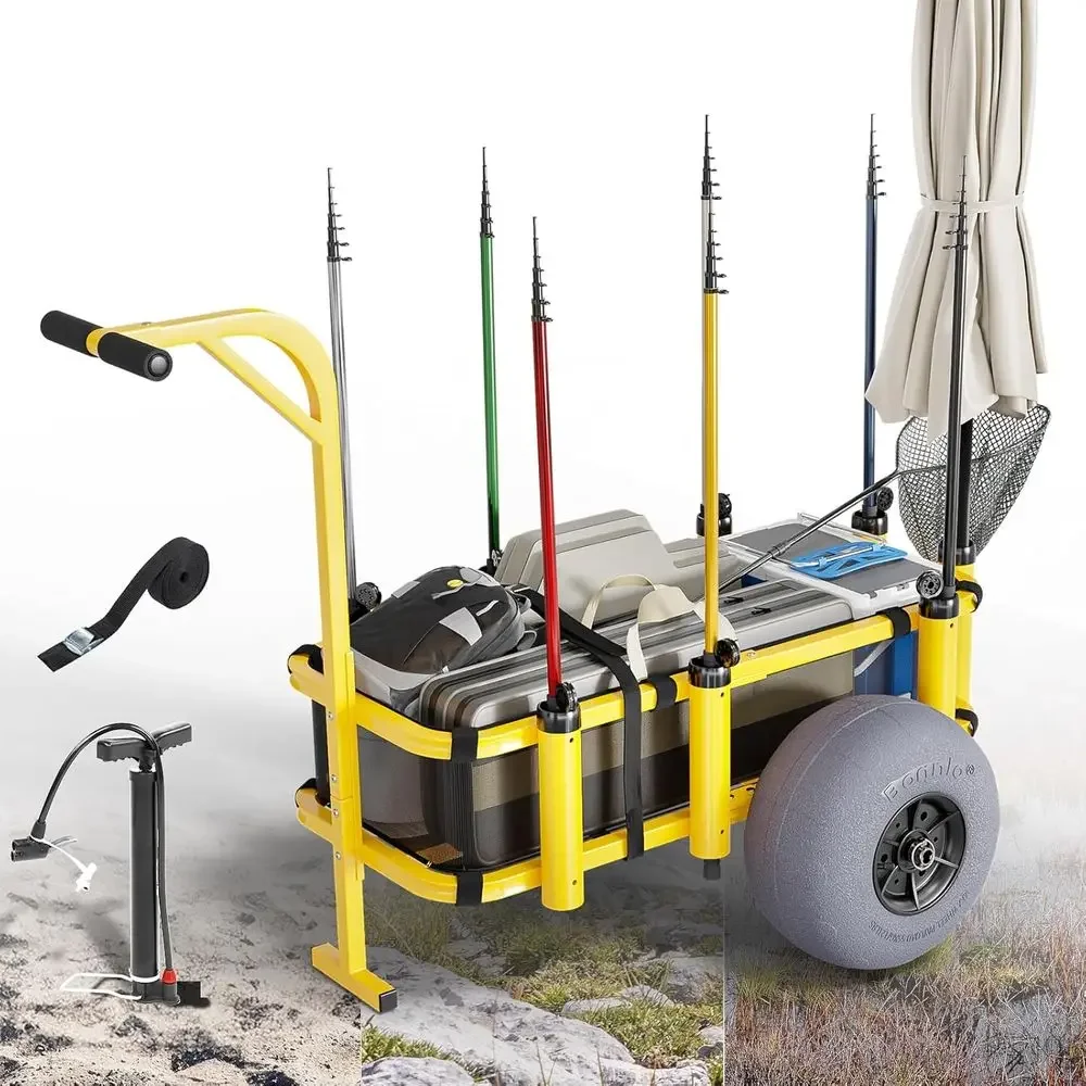 Strandwagen mit 13 Ballonräder – Balloon Pump Hand Bewertung und Preis