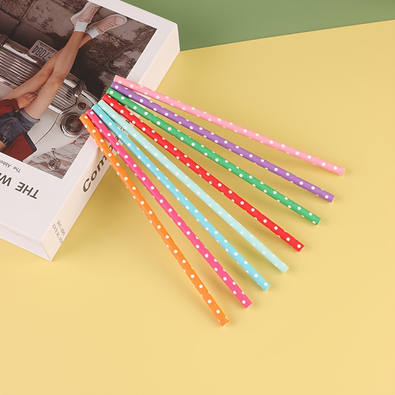 100 bunte Einweg-Papierstrohha – Paper Straw Color Bewertung und Preis