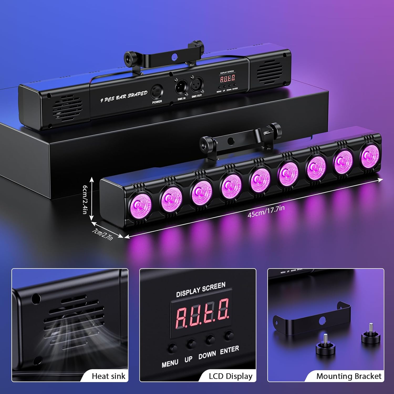 36W RGB Wandfluter für Innenbe – Event Party Dj Bewertung und Preis