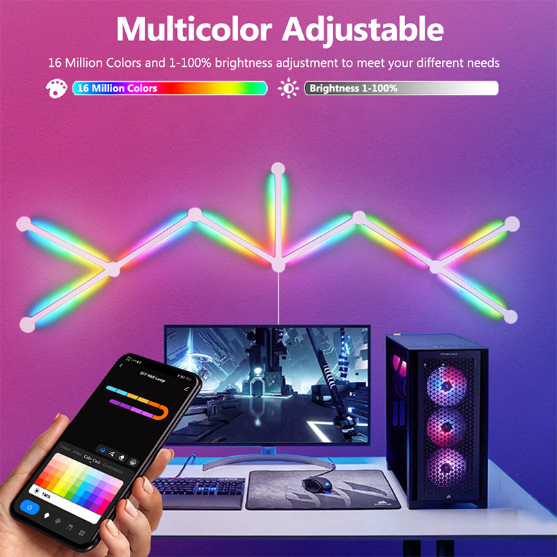 Intelligente RGB-Wandleuchte,  – Neon Sign Party Bewertung und Preis
