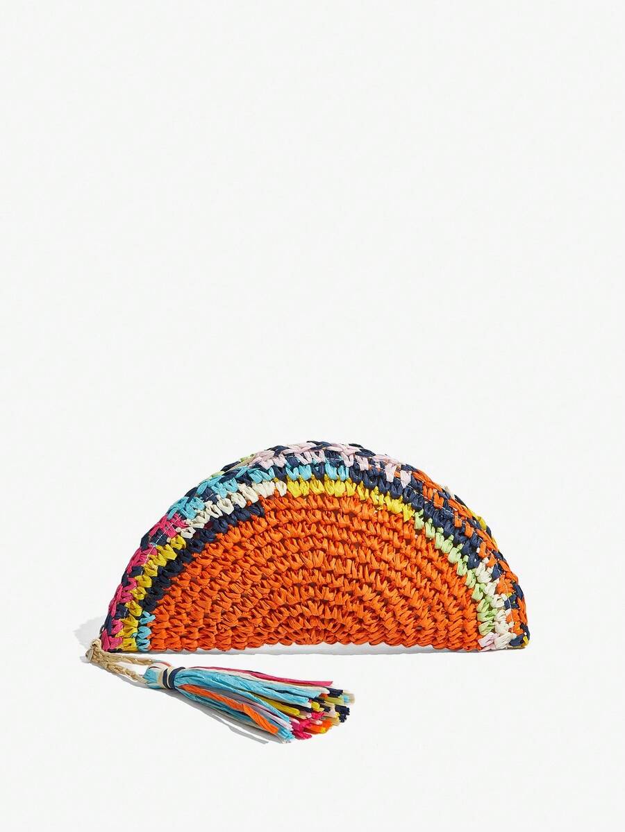 Damen-Clutches, Strohtasche, B – Paper Straw Color Bewertung und Preis