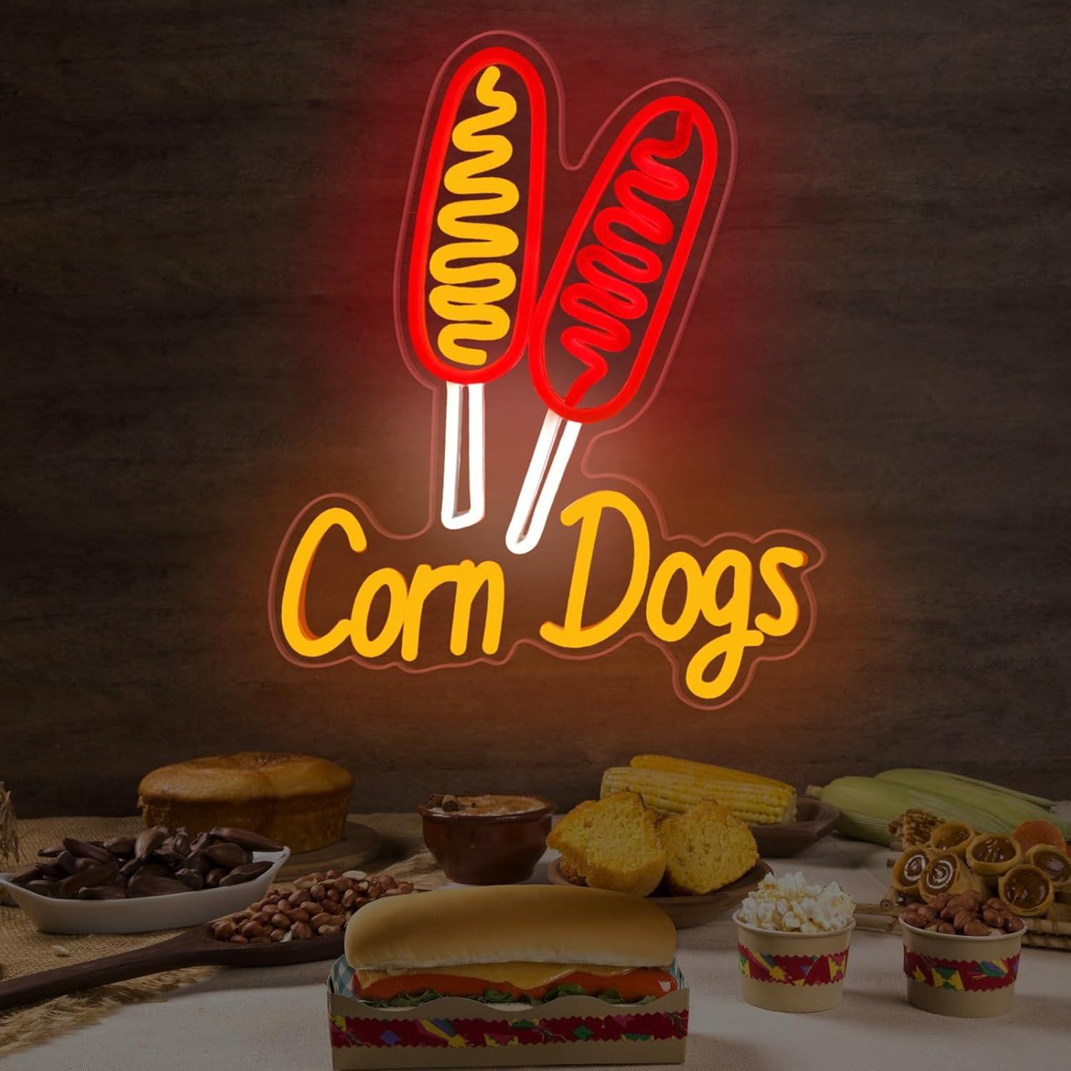 Corn Dog Neon-Schild Snack USB – Neon Sign Party Bewertung und Preis